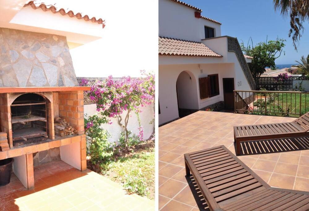 Los Cisnes Encantadora Casa Con Jardin Y Estudio Vista Al Mar El Medano  Exterior photo